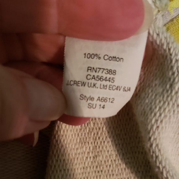 J.Crew CrewNeck Sweatshirt size Small - Picture 3 of 4